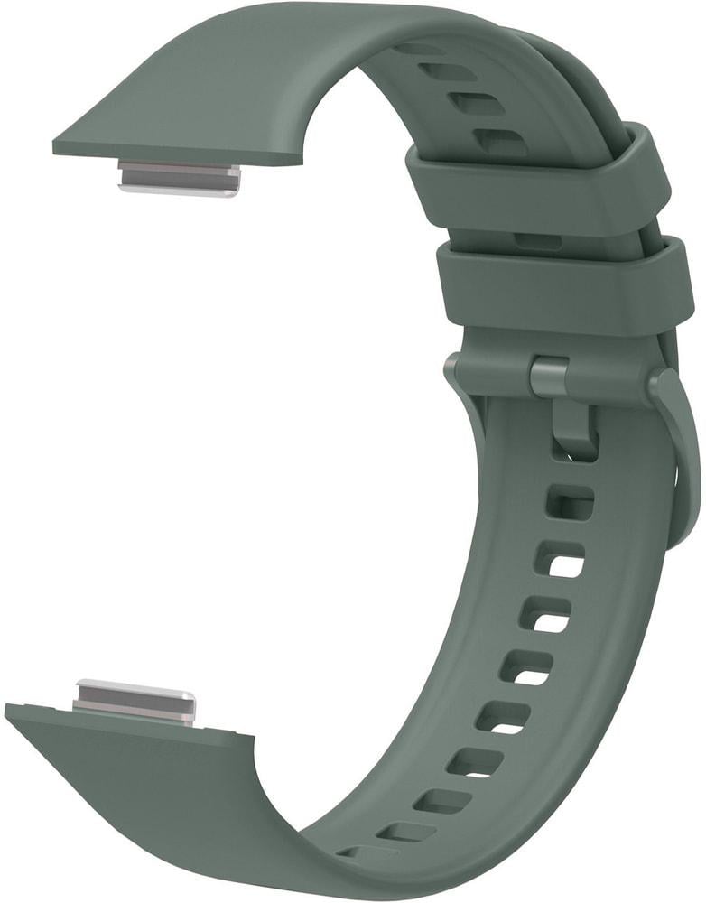 Ремінець Jsota для Huawei Watch Fit 2 силіконовий Dark Grey (28081-25) - фото 3