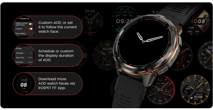 Смарт-годинник Kospet Tank T3 Ultra 2 модуль GPS Special Edition два ремінці Silver (18652) - фото 17