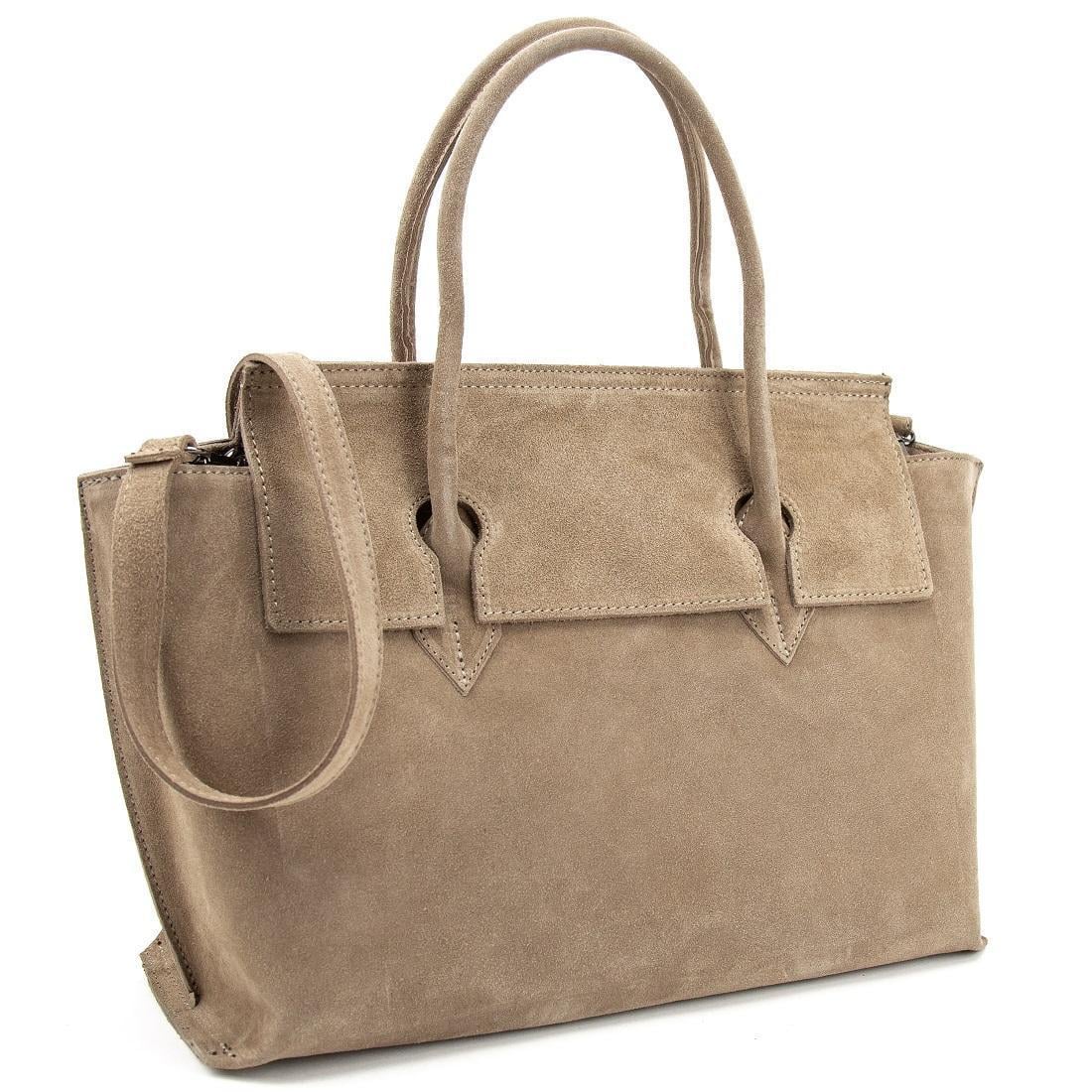 Женская сумка замшевая Firenze Italy F-IT-76125T Тауп (2656558761)