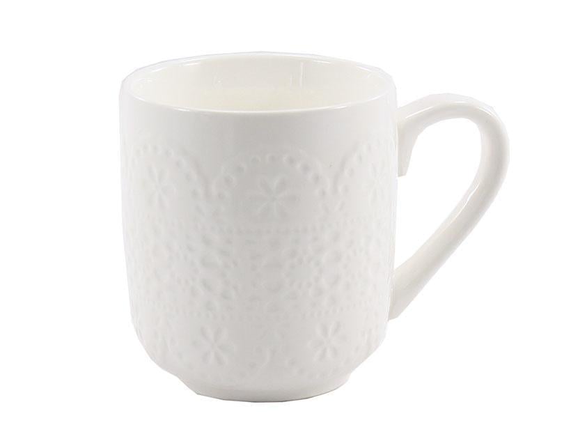 Кружка фарфоровая Interos 300 мл Белый (PJ03386-D)