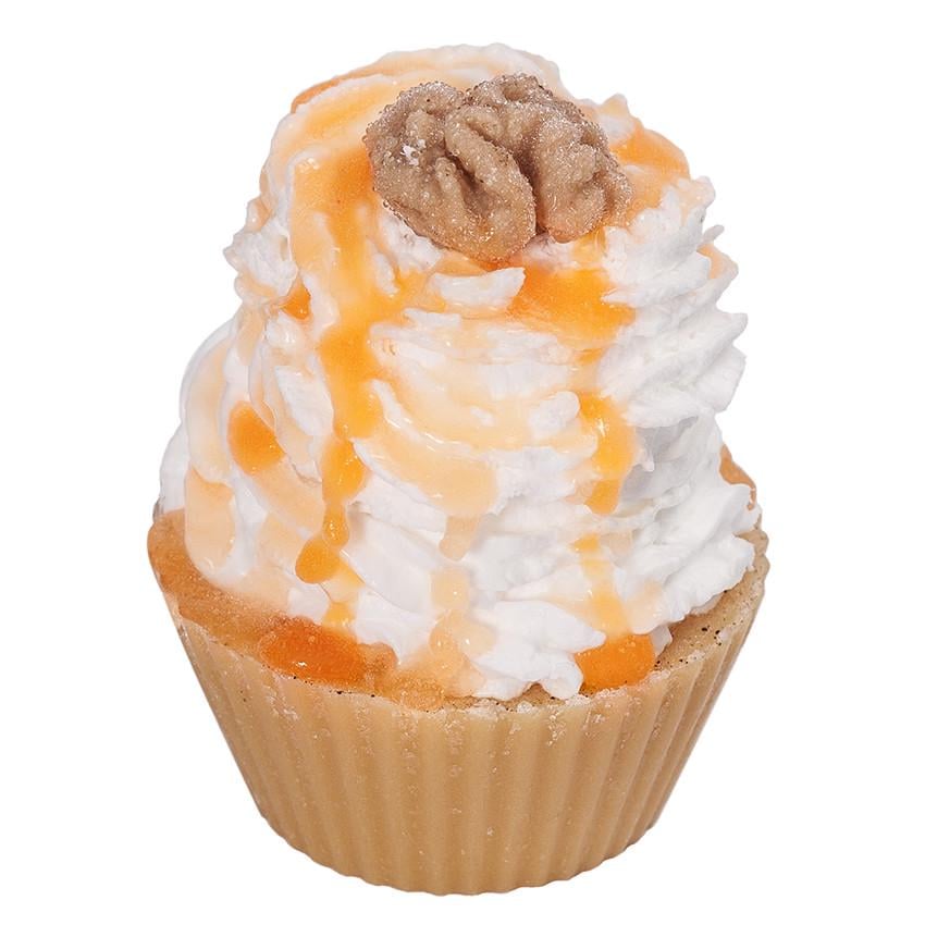 Мыло пирожное капкейк карамельное в коробке (00487)