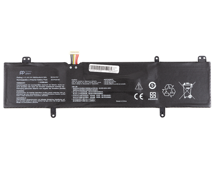 Аккумулятор для ноутбука Asus VivoBook 14 X411UA B31N1707 11,4V 3600 mAh (NB431793-PP)