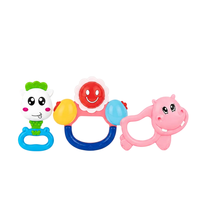 Набор прорезывателей для малышей Baby Teethers погремушки от 0 мес 3 шт. (BM 4300-3) Набор прорезывателей для малышей Baby Teethers погремушки от 0 мес 3 шт. (BM 4300-3)