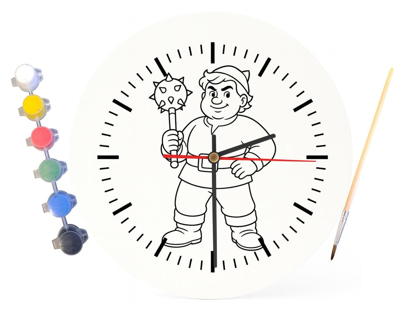 Детский набор для творчества часы-раскраска Котигорошко по мотивам народной сказки 30 см (Г0022) - фото 4 Детский набор для творчества часы-раскраска Котигорошко по мотивам народной сказки 30 см (Г0022) - фото 4