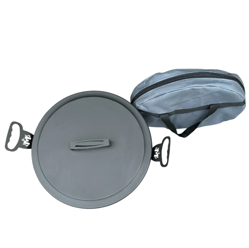 Сковорода с диска бороны з крышкой та чехлом 540х415х330 мм (SDR-40KCH) - фото 5 Сковорода с диска бороны з крышкой та чехлом 540х415х330 мм (SDR-40KCH) - фото 5