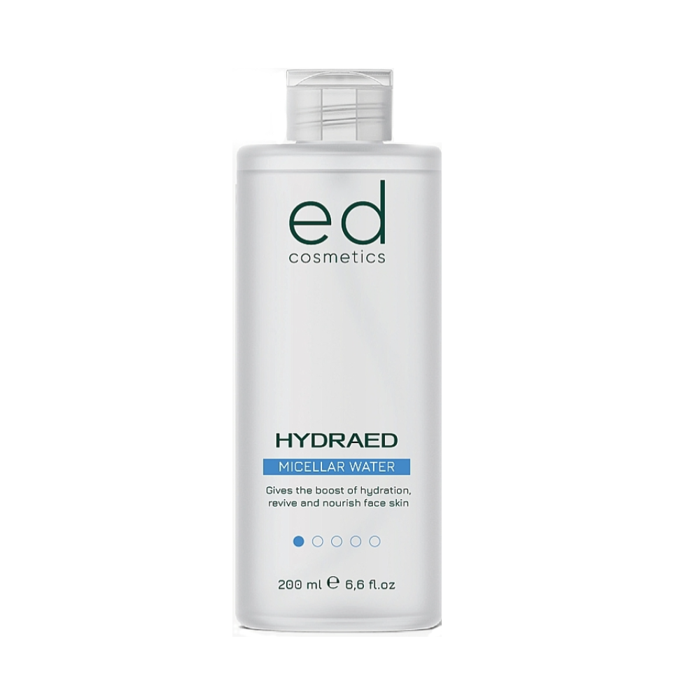 Міцелярна вода для зняття макіяжу зволожуюча Ed Cosmetics Hydraed Micellar Water 200 мл (286241)