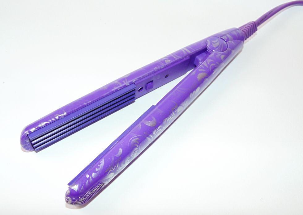 Праска гофре міні для волосся ДенІС professional прикоренева Violet (1453070536) - фото 3