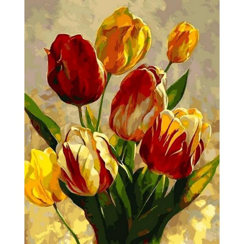 Картина по номерам Mariposa Тюльпаны 40x50 см (skl-Q2182)