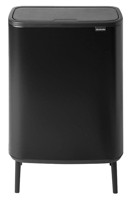 Мусорный бак сенсорный Brabantia Bo Touch Bin Hi 60L Черный матовый (130229)