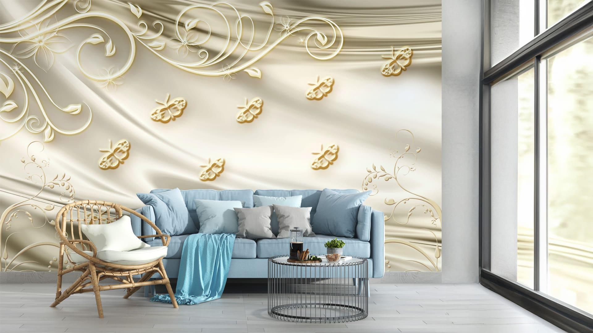 Фотообои флизелиновые Styleo Print-walls Бабочка в свете 0717 300х200 см (Pw-0717)