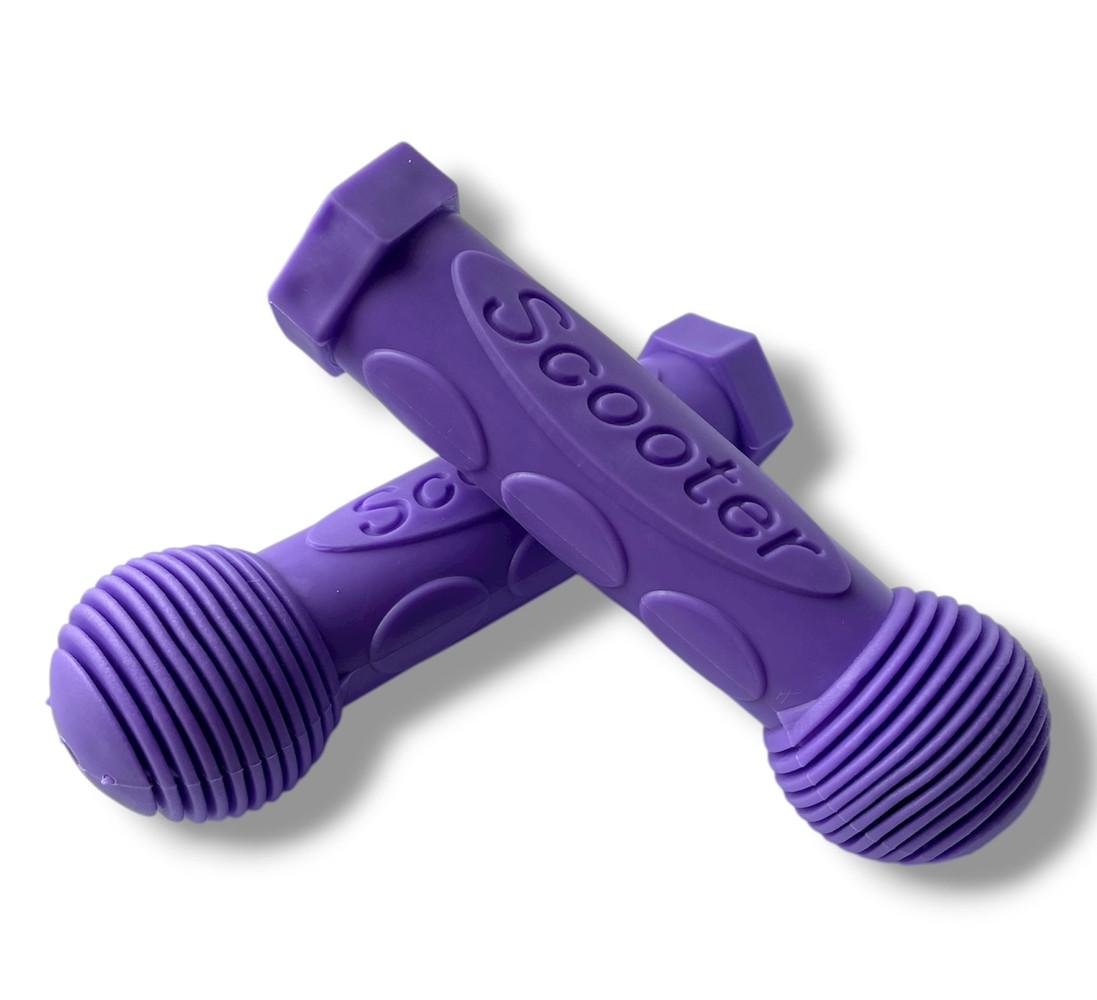 Грипсы детские для велосипеда Skooter Светло-фиолетовый (7620l) - фото 4