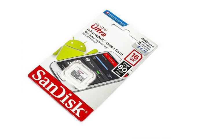 Карта памяти SanDisk microSDHC Ultra 16 GB Class 10 UHS-I R-80MB/s (SDSQUNS-016G-GN3MN) - фото 3 Карта памяти SanDisk microSDHC Ultra 16 GB Class 10 UHS-I R-80MB/s (SDSQUNS-016G-GN3MN) - фото 3