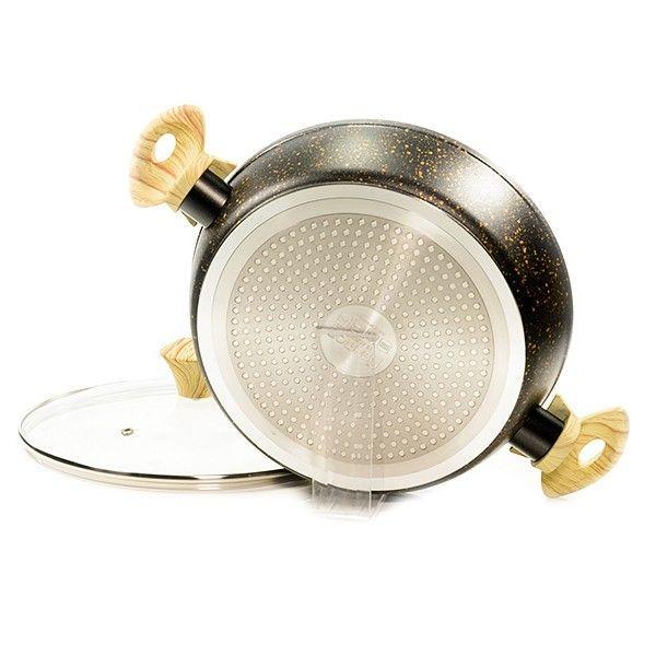 Сотейник Fissman Cosmic Black з кришкою 2,85 л 26 см (4346) - фото 2