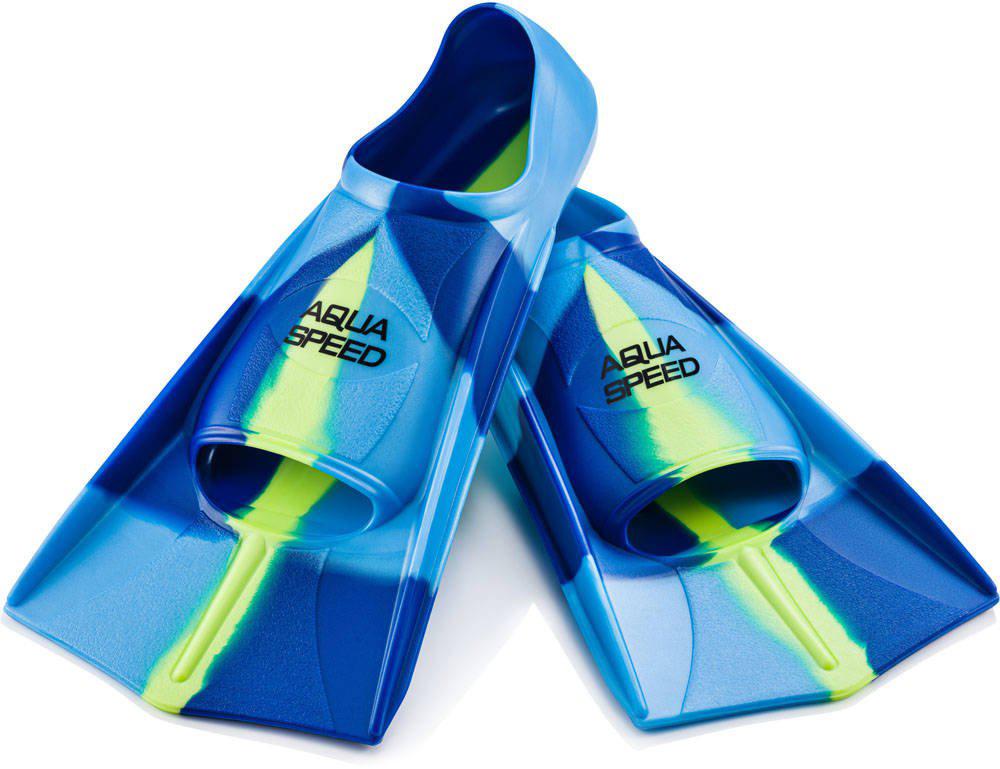 Ласты Aquaspeed Training Fins 7943 137-82 р. 39-40 25-25,5 см Синий/Голубой/Желтый (5908217679437)