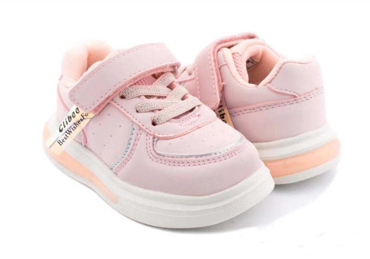 Кросівки для дівчаток Clibee E-8282/21 р. 21 Рожевий Кросівки для дівчаток Clibee E-8282/21 р. 21 Рожевий
