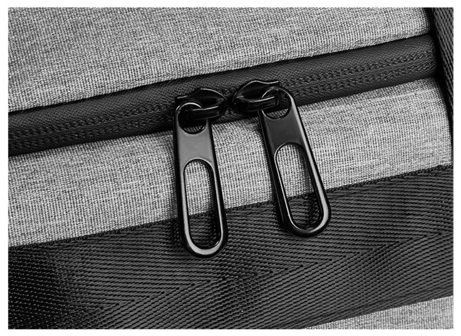 Сумка дорожная спортивная PP2206-2 для сухого и мокрого разделения багажа Серый (DR016895) - фото 3