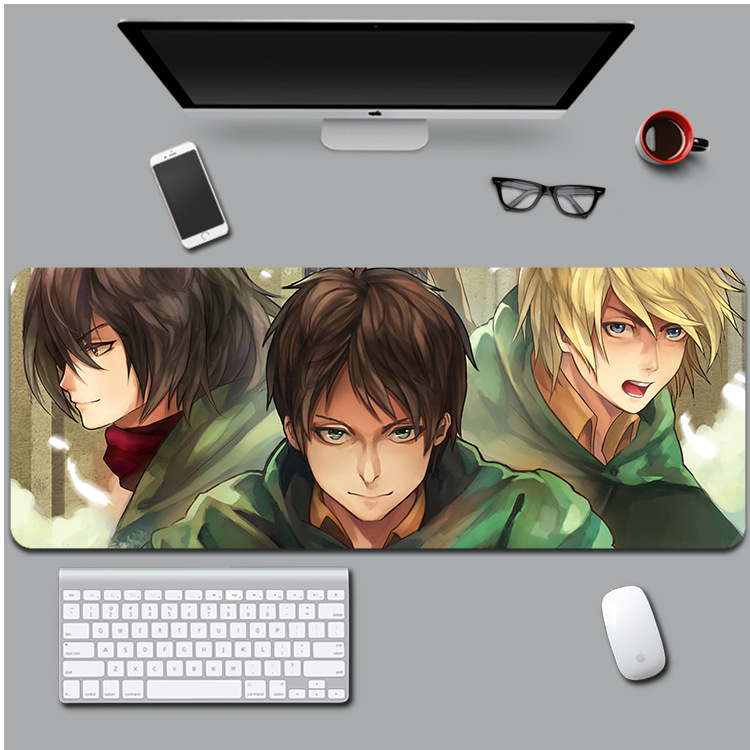 Коврик для мышки с Аниме принтом Attack on Titan 800х300х3 мм (0623) Коврик для мышки с Аниме принтом Attack on Titan 800х300х3 мм (0623)