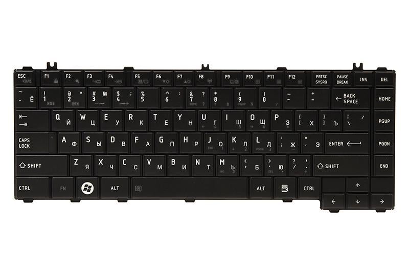 Клавиатура Power для ноутбука TOSHIBA Satellite L600 черный фрейм Черный
