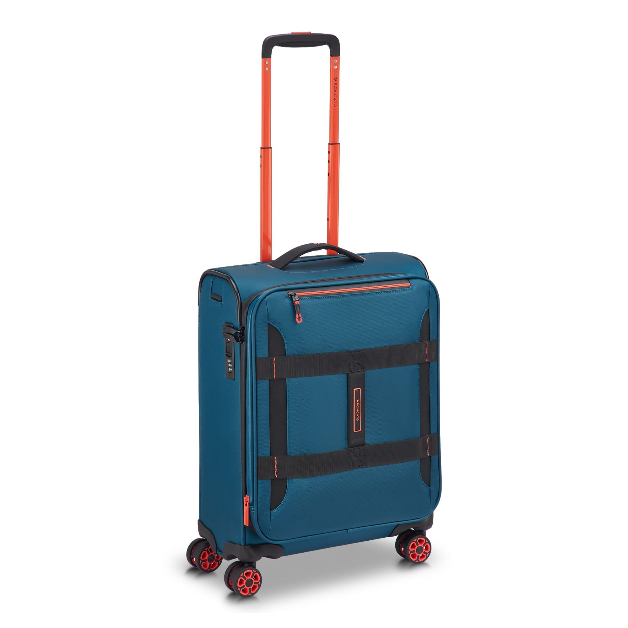 Валіза-ручна поклажа Roncato Norway 414213/58 з розширенням 55х40х20/23 см 2,5 кг 40/47 л Денім (33554031)