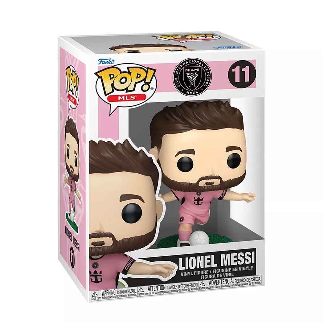 Фигурка Funko POP! Футбол Интер Майами Лионель Месси Розовый форма Розовый (94697)