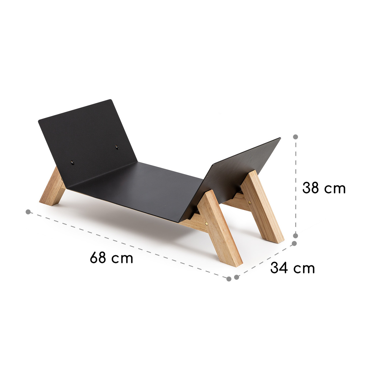 Підставка для дрів Blumfeldt Langdon Black Wood (10035768) - фото 5 Підставка для дрів Blumfeldt Langdon Black Wood (10035768) - фото 5