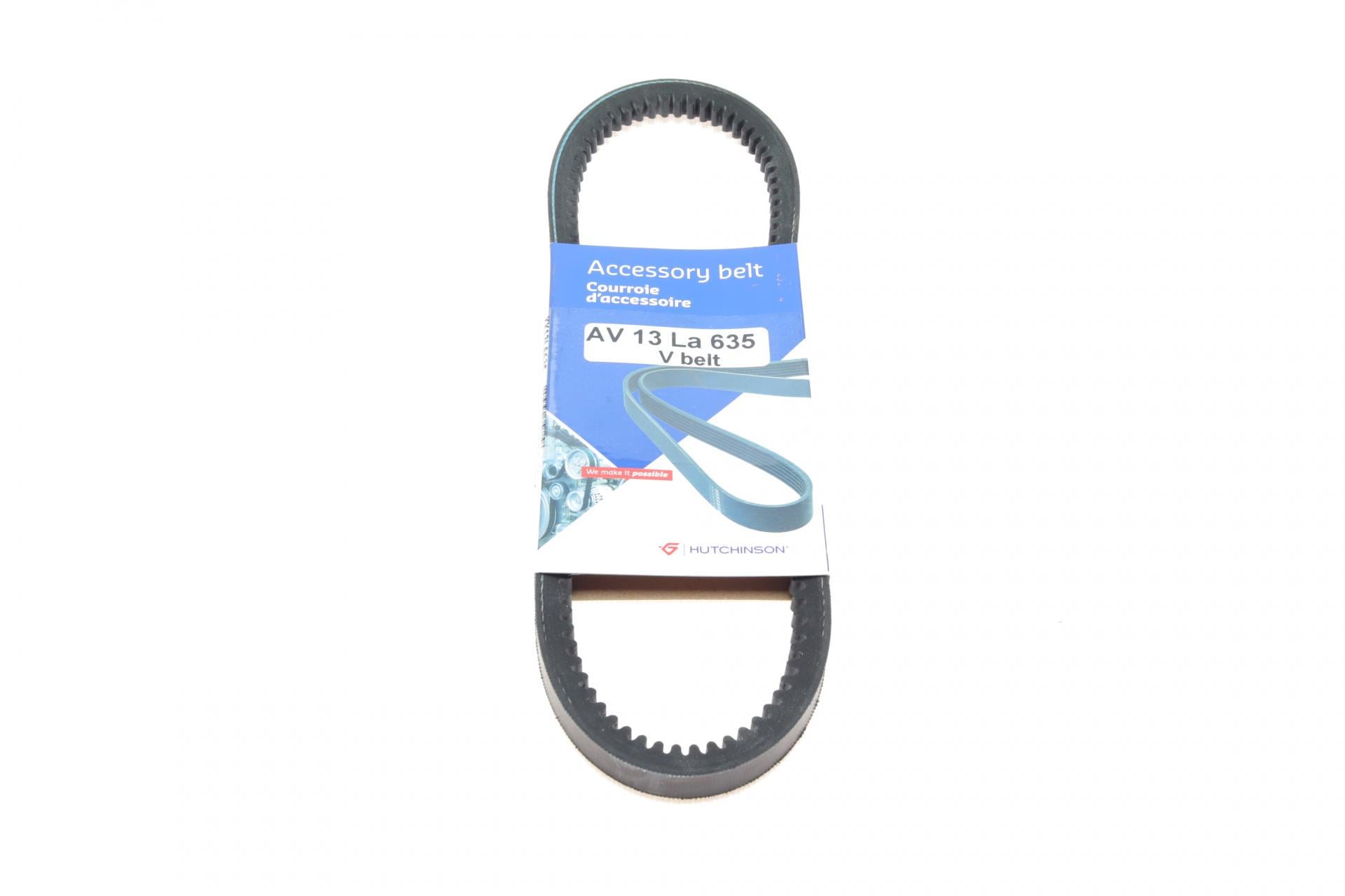 Ремень генератора HUTCHINSON для Mitsubishi Colt/Galant/Lancer 1.3-1.8 84-92 13x625 (AV 13 La 635)