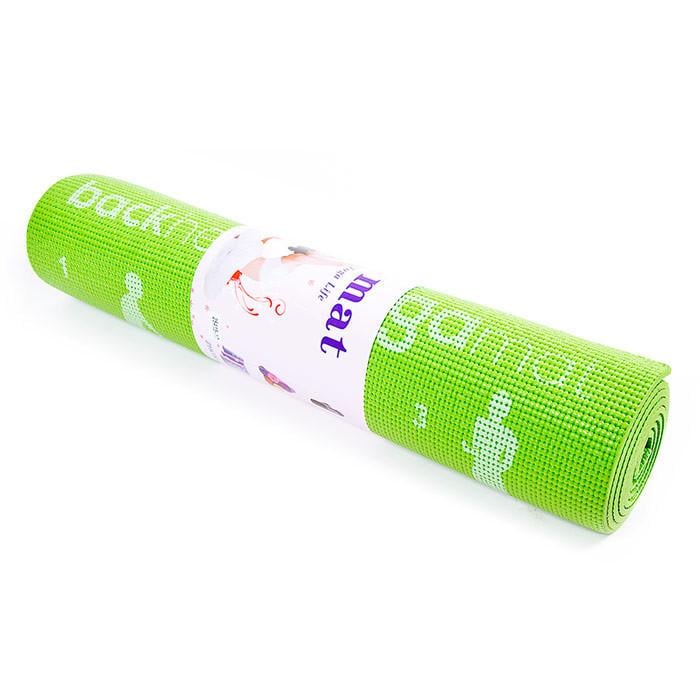 Коврик для фитнеса с рисунком 6 мм 61х173 см (5415-17G-3124)