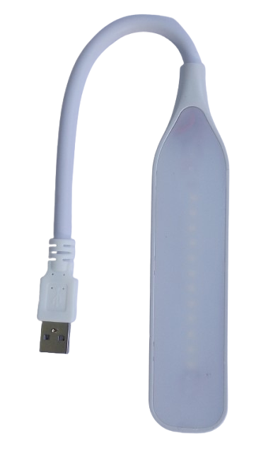 USB-лампа светодиодная гибкая 5V/1W 12SMD (3963)