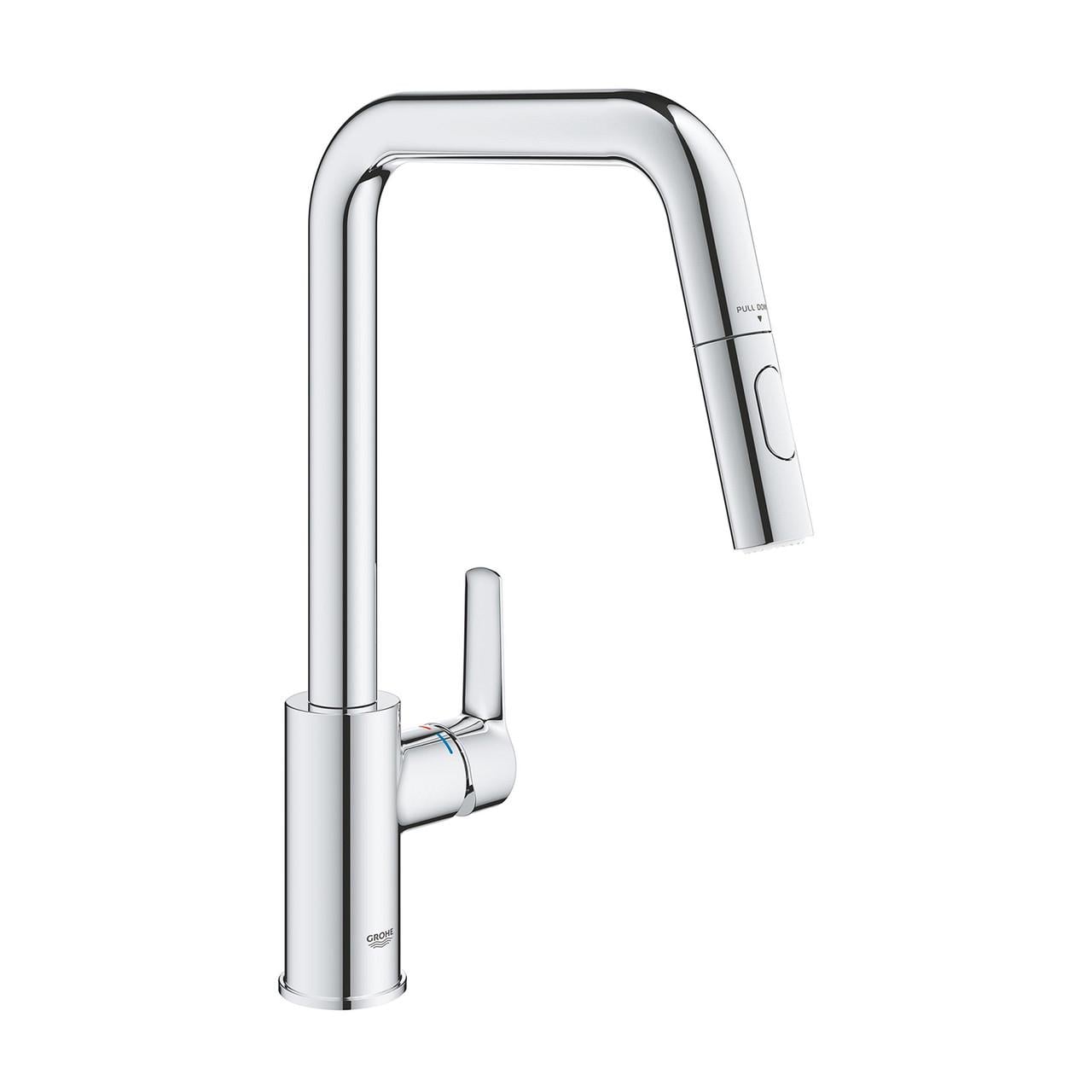 Смеситель для кухни с выдвижным изливом Grohe QuickFix Start 30631000 (CV036255)