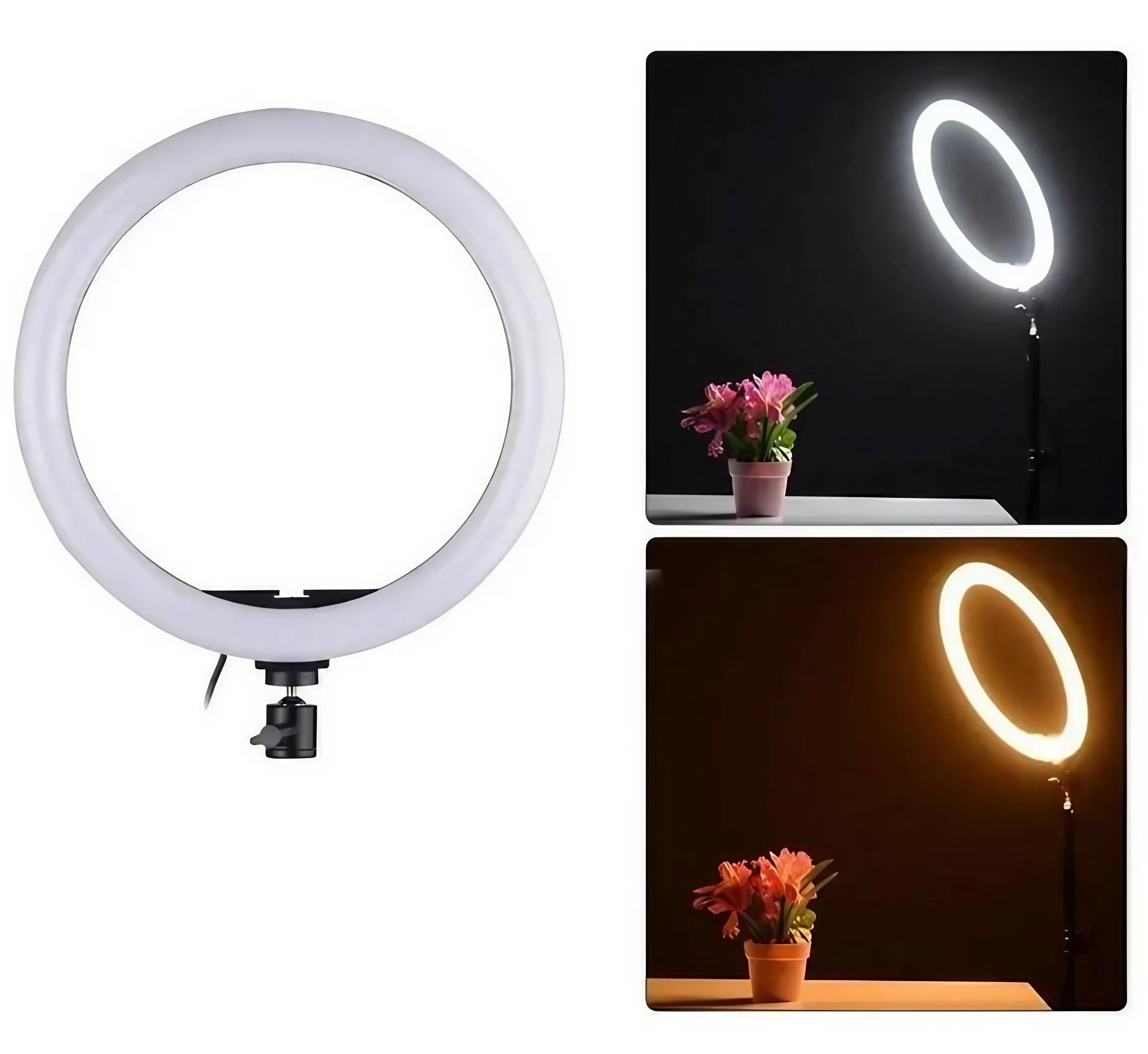 Кольцевая лампа светодиодная 3D RGB двухсторонняя 30 см (jmx26043) - фото 5