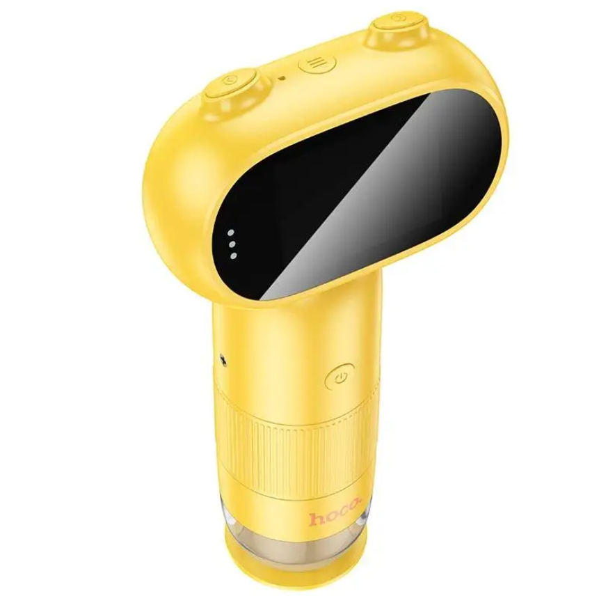 Микроскоп детский Hoco DV206 оптический LED подсветка Yellow (DV206 Yellow) - фото 2