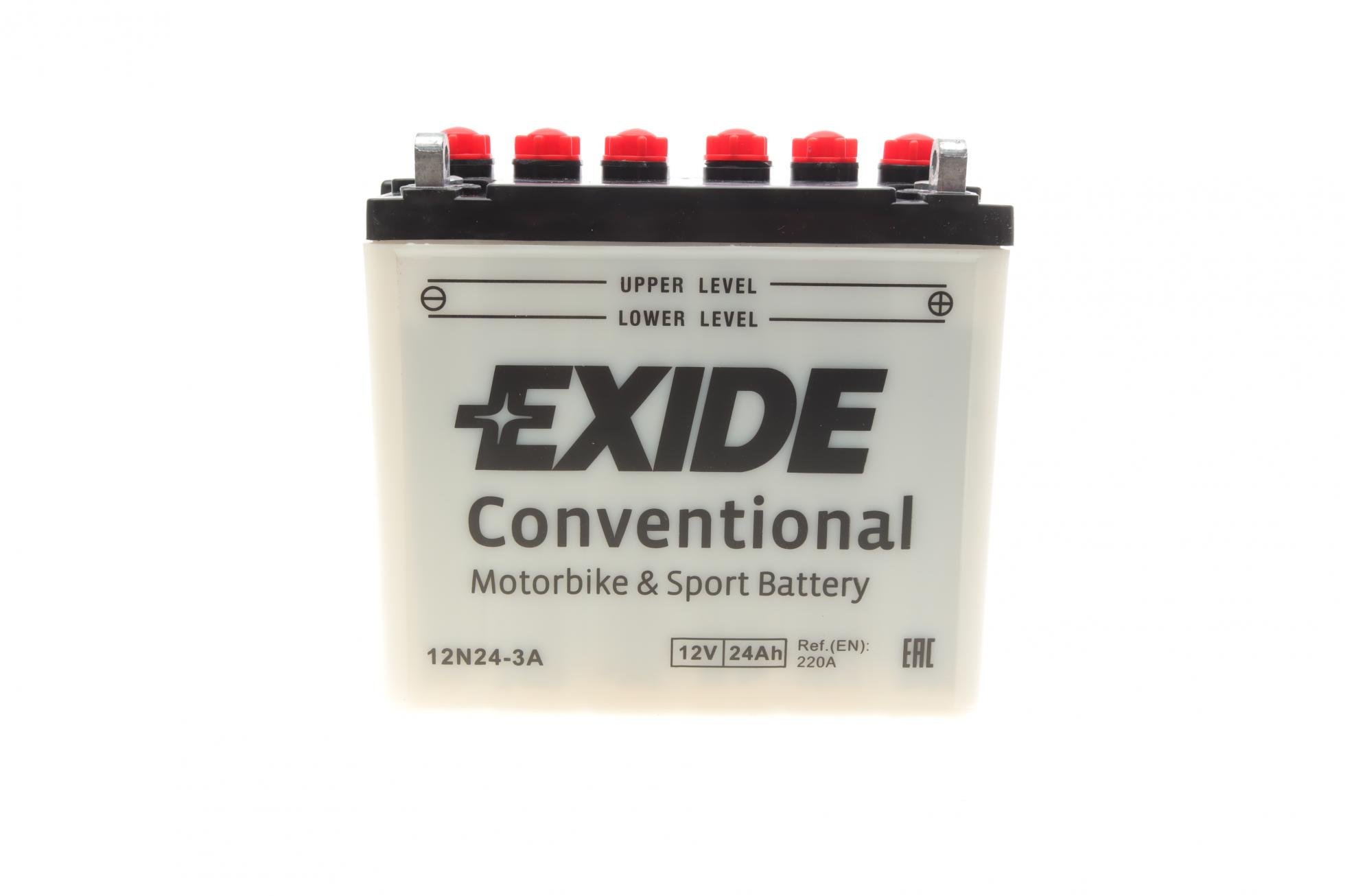 Аккумулятор EXIDE R EN220 24 Ah-12 V 184х124х175 мм (12N24-3A)