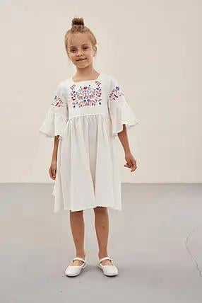 Сукня вишиванка Зайчик 128 см Білий - фото 2