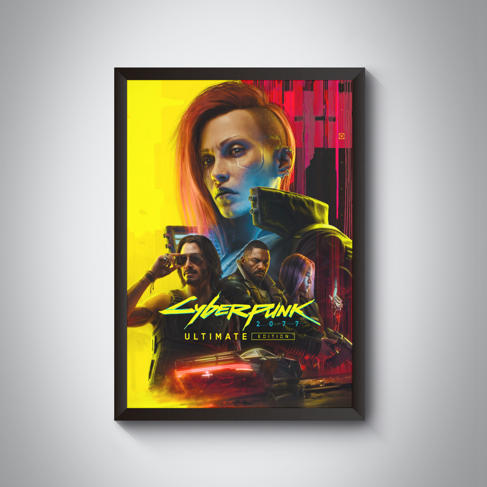 Постер гри Cyberpunk 2077 А3 без рамки 30х42 см (GM2)