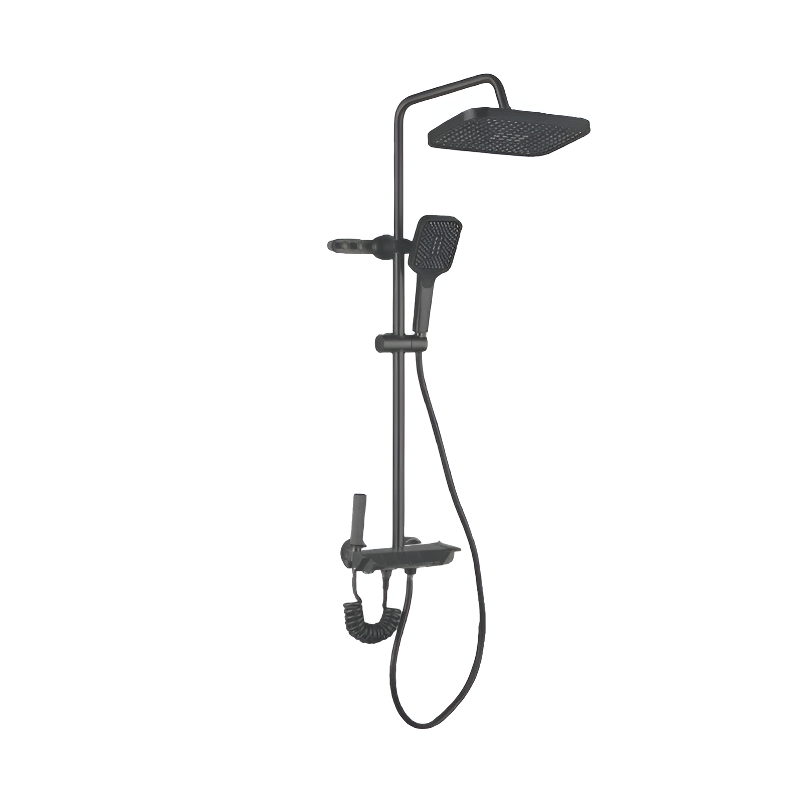 Душевая колонна Champion PBM-009-J со смесителем с кнопочным переключателем 4 режима Graphite (CH6501)