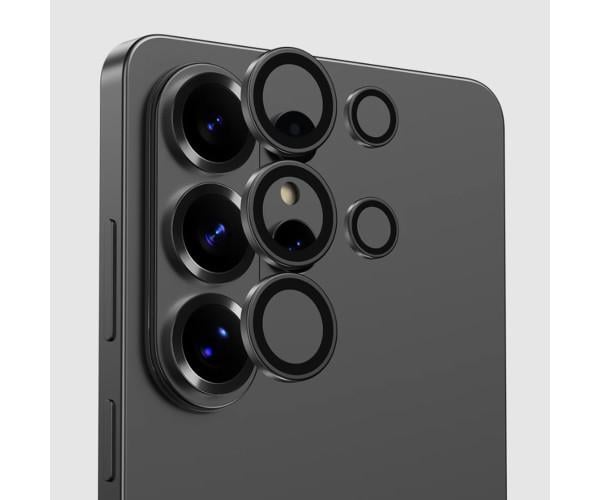 Защитное стекло с рамкой CD Pattern на заднюю камеру Samsung Galaxy S26 Ultra 5G Черный