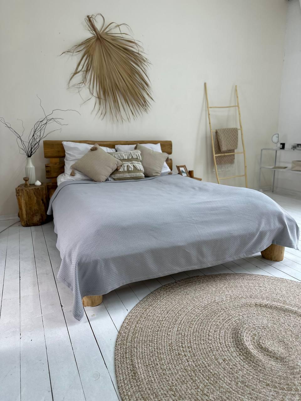 Покрывало SOFT хлопок 220x230 см Серый (18289759) - фото 10 Покрывало SOFT хлопок 220x230 см Серый (18289759) - фото 10