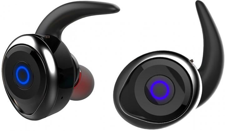 Наушники беспроводные Awei T1 Twins Earphones Bluetooth Black (008540) - фото 1