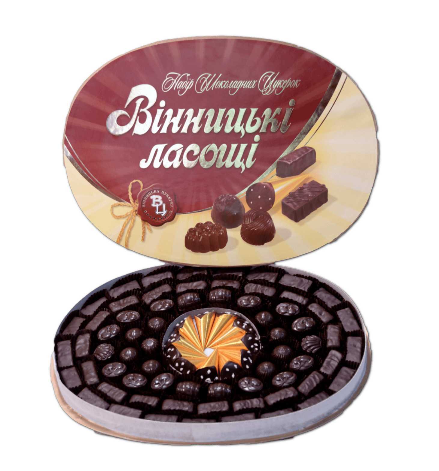 Набор конфет Винницкие лакомствасо сливочной начинкой 950 г (53930)