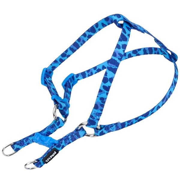 Шлея для собак Coastal Li’l Pals Comfort Dog Harnes Леопард 0,9х20-36 см Синій (76484062438)