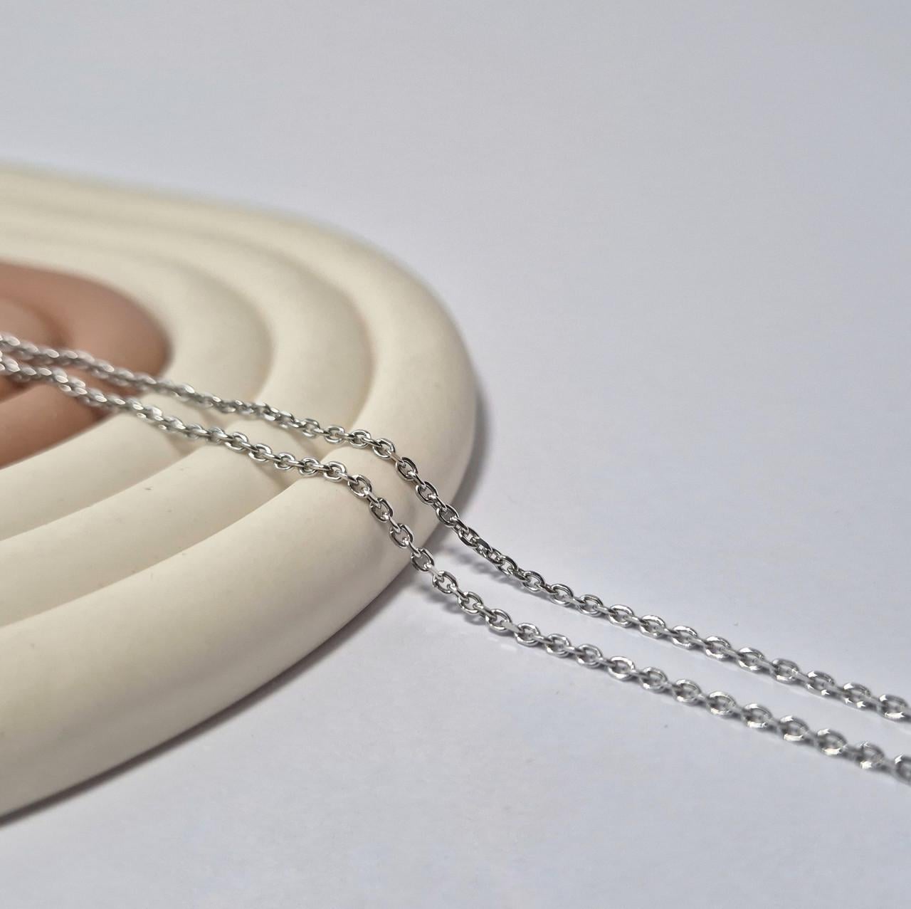 Цепочка якорь серебро 925 пробы родированное 3,60 г 45 см (863р4/45)