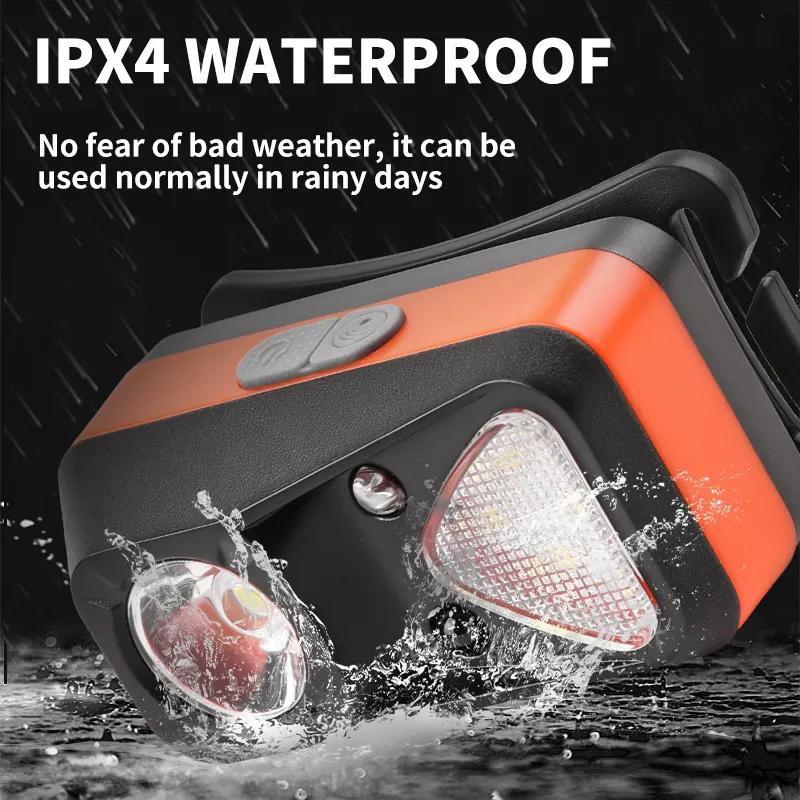 Ліхтар налобний W-18-XPG+6SMD white/red Motion Sensor 1x14500 - фото 6 Ліхтар налобний W-18-XPG+6SMD white/red Motion Sensor 1x14500 - фото 6