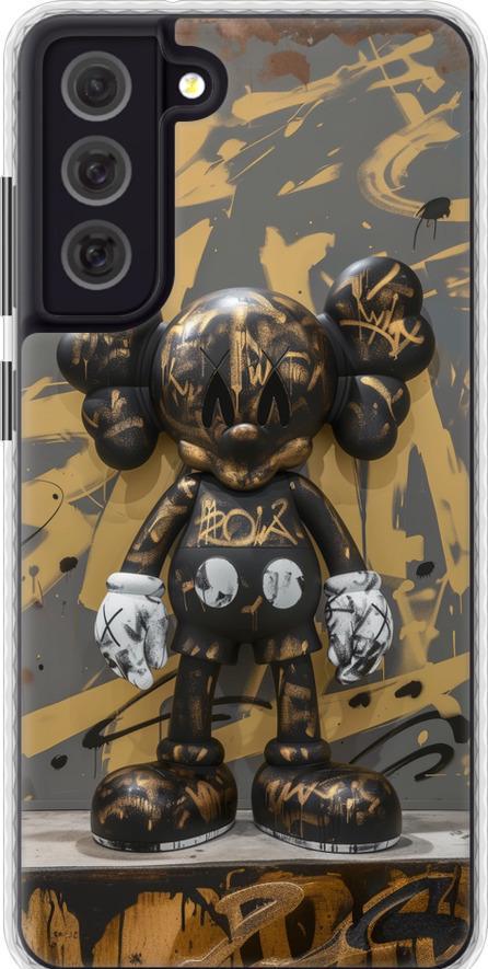Чохол на Samsung Galaxy S21 FE Bronze kaws (6097pc-2302-42517)