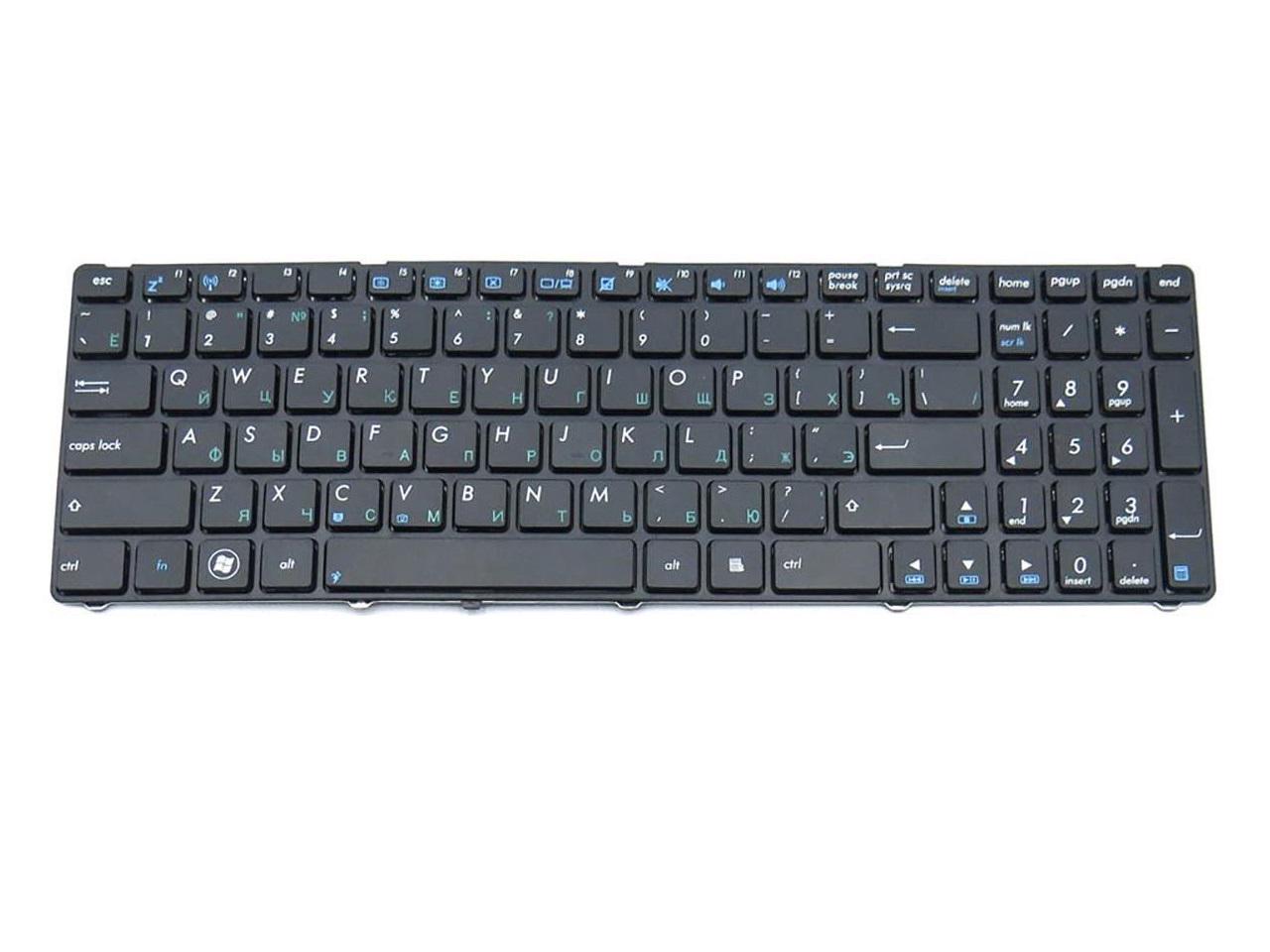 Клавиатура для ноутбука Asus N70 N70Sv матовая (04GNV32KRU00)