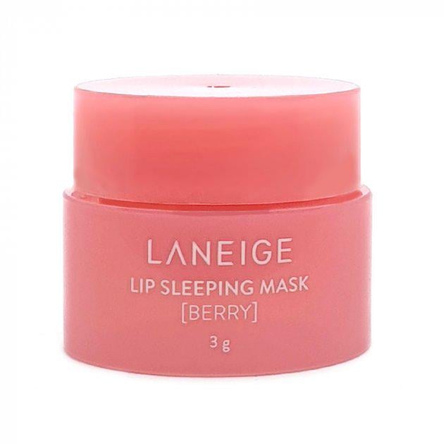 Нічна маска для губ Lip Sleeping Mask mini Berry мініатюра Laneige 3 мл (2000000003863)