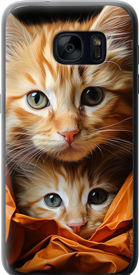 Чехол на Samsung Galaxy S7 G930F Котики 2 (5664u-106-42517)