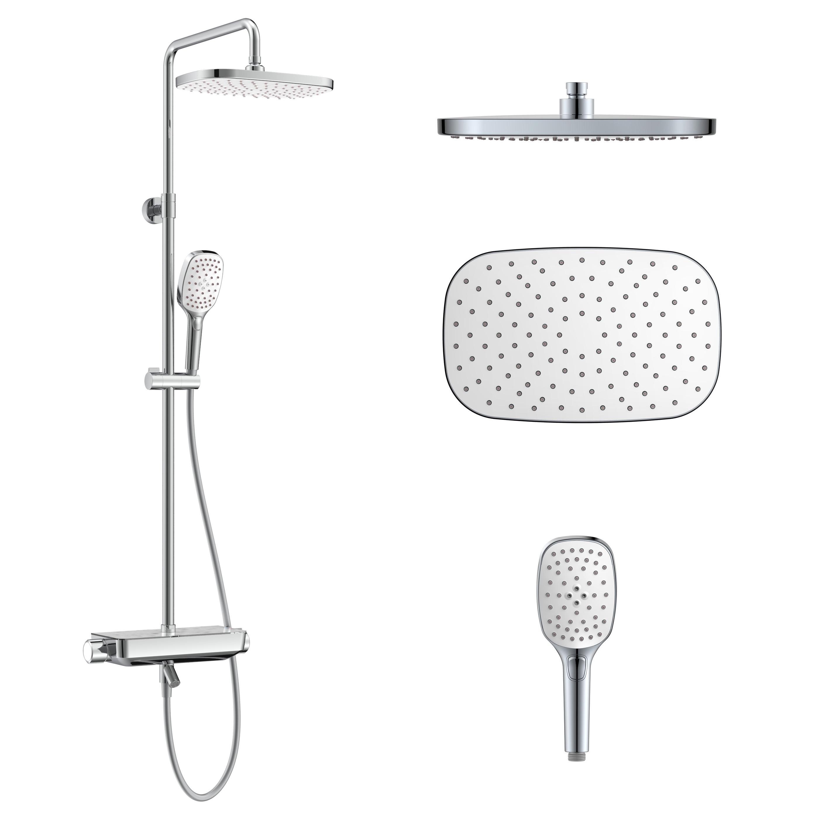 Душова система з термостатом Imprese CENTRUM T-10300LX Хром (117277)