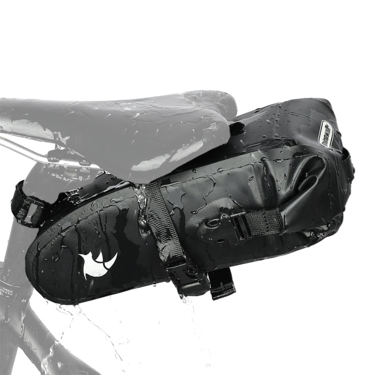 Велосумка телескопическая подседельная Rhinowalk TF551BK M Черный (RWK-TF551BK-4432)