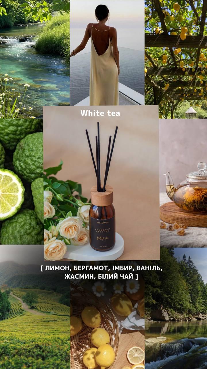 Аромадиффузор Via Aroma White Tea 100 мл (30139055) - фото 3 Аромадиффузор Via Aroma White Tea 100 мл (30139055) - фото 3