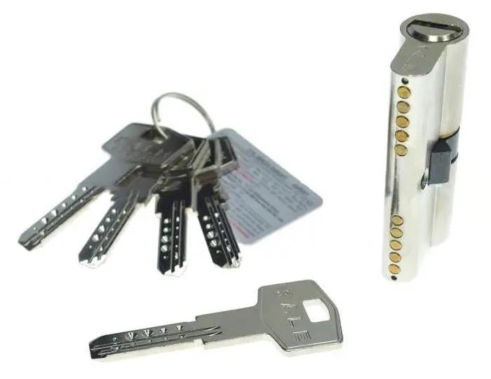 Цилиндр 164 BNЕ с покрытием никель 71 мм 5 ключей (1-30045)